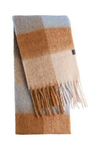 Echarpe - Marron clair et ciel