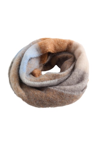 Echarpe - Marron clair et ciel