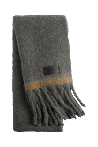 Echarpe en laine - Gris foncé