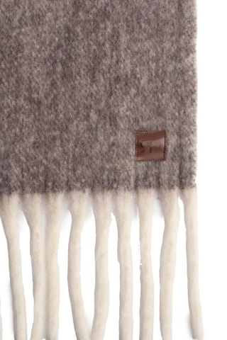 Echarpe - Blanc et marron