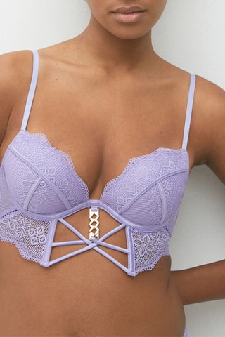 Soutien-gorge push-up Chaingoldiz - Violet
