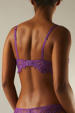 Soutien-gorge ampliforme Alafoliz Satiniz - Violet