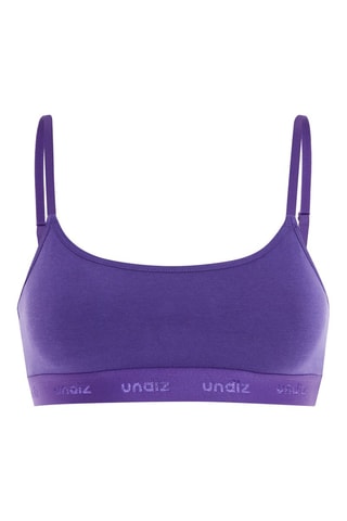 Brassière Teenagiz en coton biologique - Bleu canard - Undiz