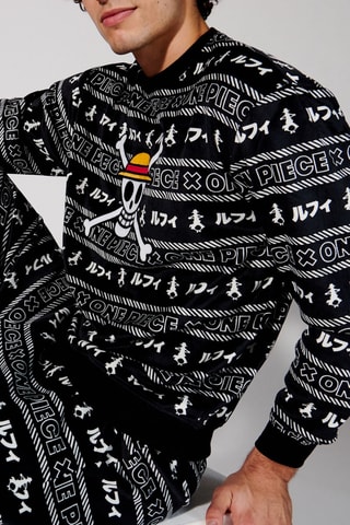 Sweat de pyjama One Piece - Noir