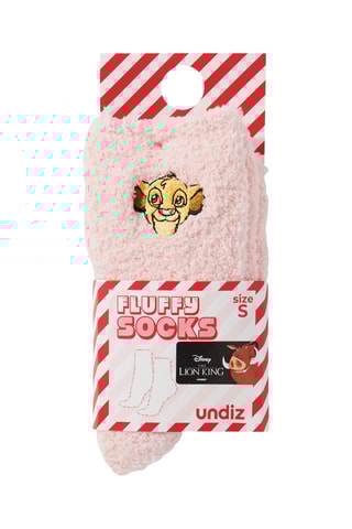 Chaussettes Simba le Roi Lion Disney - Rose poudré - Undiz