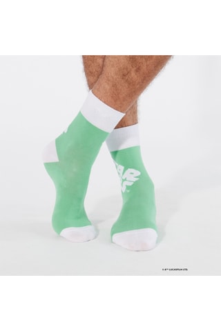 Chaussettes Yoda Star Wars Miniyodiz en coton biologique - Vert - Undiz