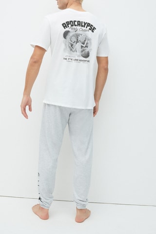 T-shirt Rickyloviz Rick et Morty Rickyloviz - Blanc