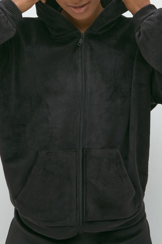 Sweat en velours Milaniz - Noir