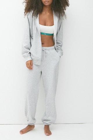 Sweat à capuche Maxiz - Gris chiné