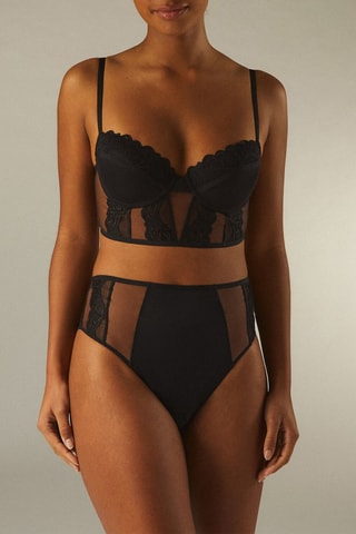 Bralette push-up Kristeniz - Noir