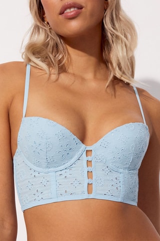 Soutien-gorge push-up en coton biologique Bereniz - Jaune