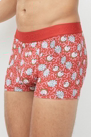 Boxer Rick et Morty New Katchiz Rickyloviz - Orange fluo - Undiz