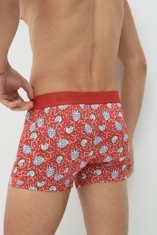 Boxer Rick et Morty New Katchiz Rickyloviz - Orange fluo - Undiz