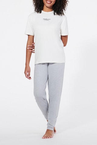 Pyjama 3 pièces Hotbeigiz - Blanc - Undiz