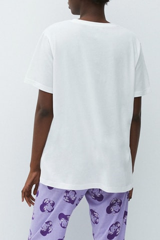 T-shirt en coton biologique Jasmine Aladdin Disney Jasmilliz - Ecru - Undiz