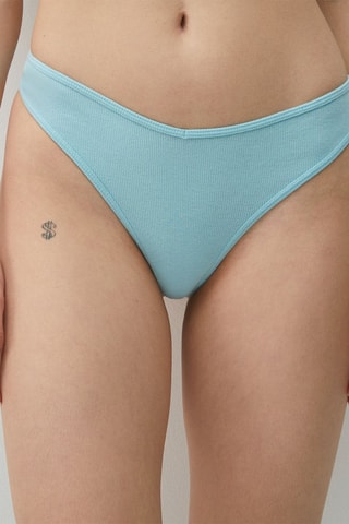 String Actuel en coton biologique Ciel