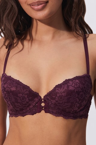Soutien-gorge push-up Bestfriendiz - Bordeaux foncé - Undiz