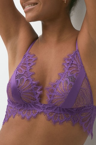 Soutien-gorge Alafoliz Satiniz -  Violet
