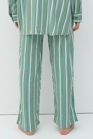 Pantalon palazzo taille haute Eugeniz - Vert