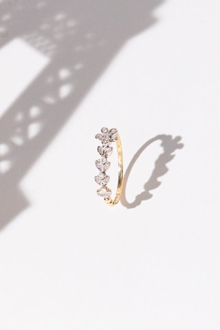 Bague Datu - Geelgoud en Diamanten