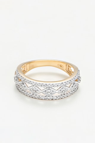 Bague Sumptuous - 
Geelgoud en Diamanten