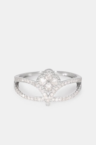 Ring Bérénice - Witgoud en Diamanten