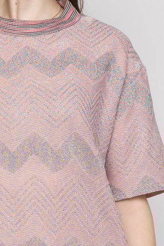Top - lichtroze en grijs