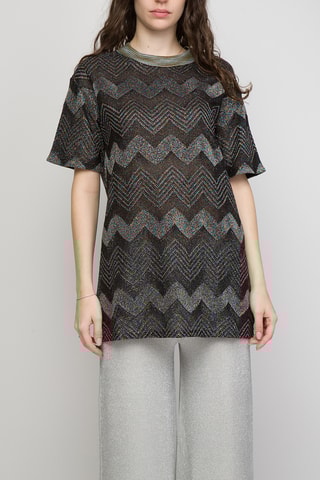 Top - Zwart en Grijs