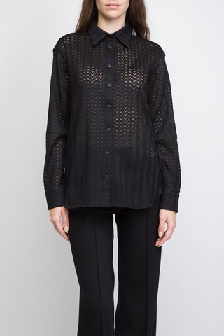 Wollen Blouse - Zwart