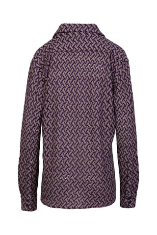 Wollen Blouse - Roze en Zwart