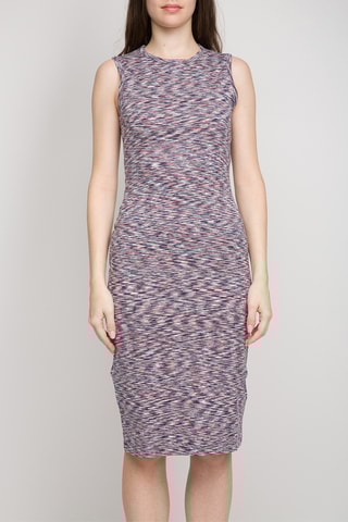 Robe fourreau - Noir et rose