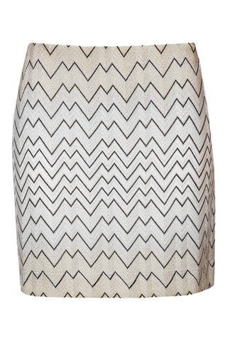 Minirok - Beige en Zwart
