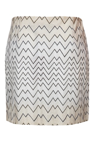 Minirok - Beige en Zwart