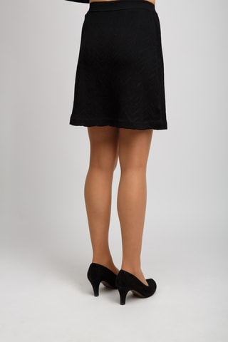 Wollen Skaterrok - Zwart