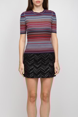 Top - Marineblauw en Oranje