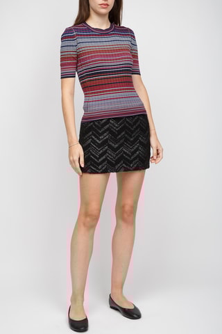 Top - Marineblauw en Oranje