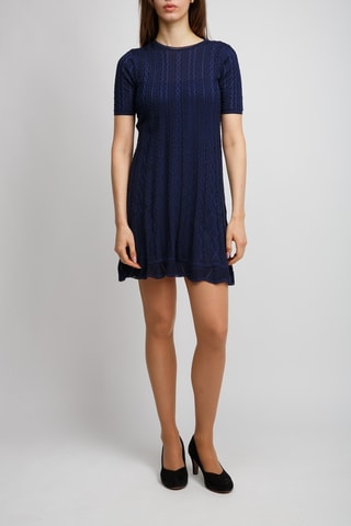 Robe patineuse - Bleu marine