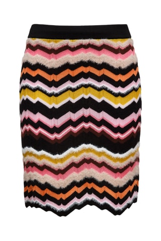 Wollen Kokerrok Hoge Taille - Lichtblauw