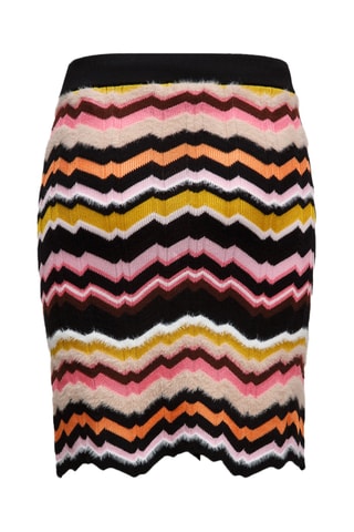 Wollen Kokerrok Hoge Taille - Lichtblauw