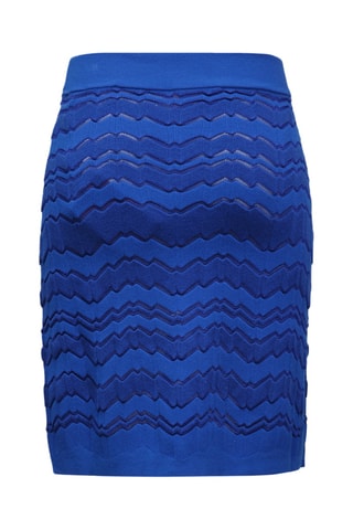 Wollen Kokerrok - Kobaltblauw