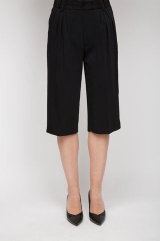 Bermuda met hoge taille - Zwart