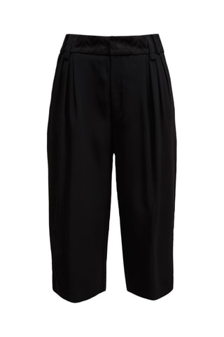 Bermuda met hoge taille - Zwart