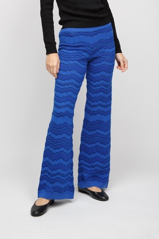 Pantalon en laine - Bleu cobalt