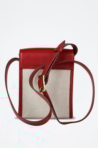 Kalfsleren Schoudertas - Taupe