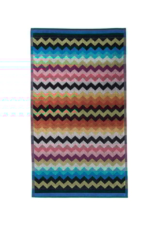 6 Gastendoekjes Buster - Wit en Turquoise - 40 x 70 cm