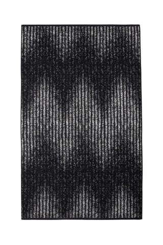 6 Douchelakens Blanco - Zwart en Wit - 70 x 115 cm