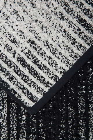 6 Douchelakens Blanco - Zwart en Wit - 70 x 115 cm