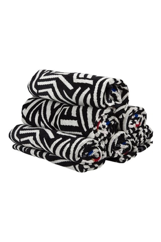 6 Gastendoekjes Calista - Rood - 60 x 100 cm