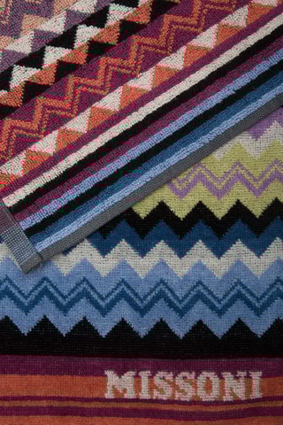 6 Gastendoekjes Adam - Oranje en Lichtblauw - 45 x 100 cm