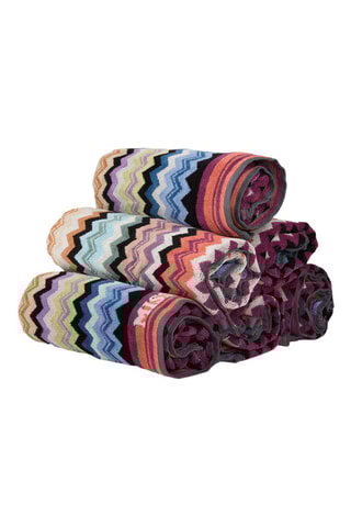 6 Gastendoekjes Adam - Oranje en Lichtblauw - 45 x 100 cm